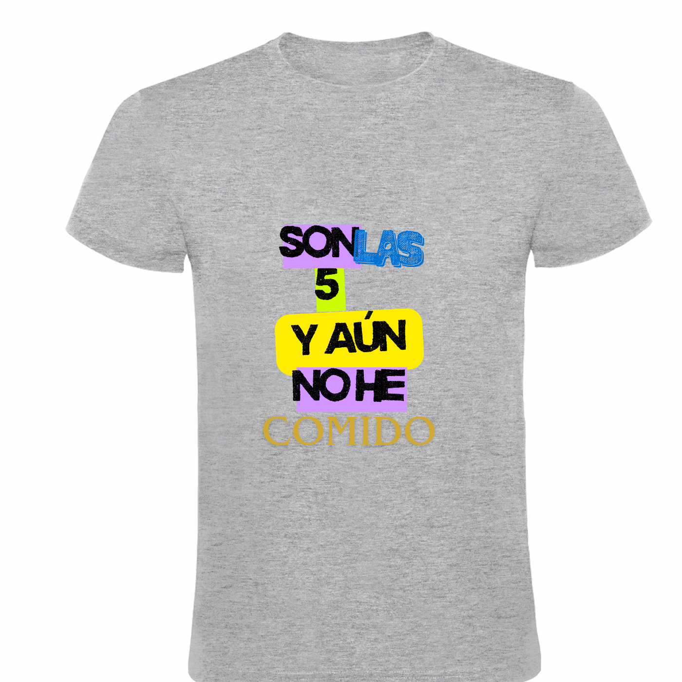 Camiseta hombre “Son las 5”