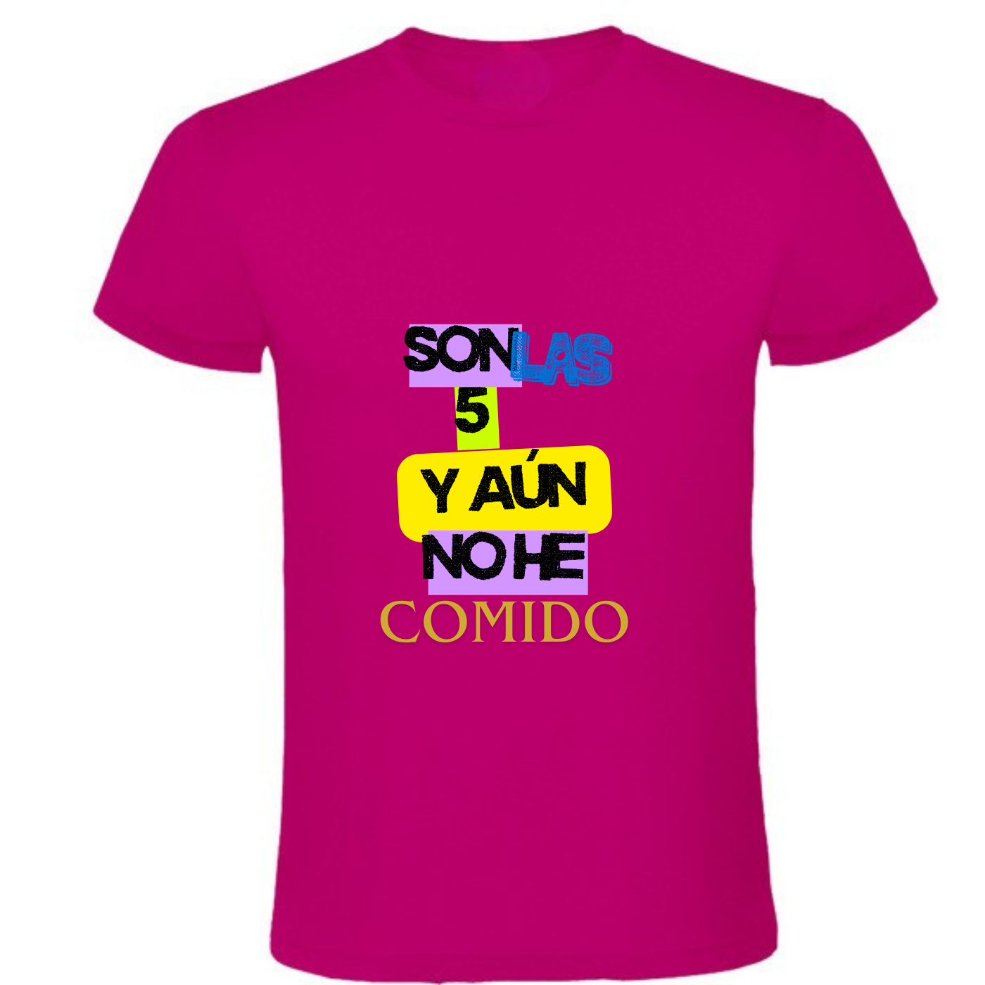 Camiseta hombre “Son las 5”
