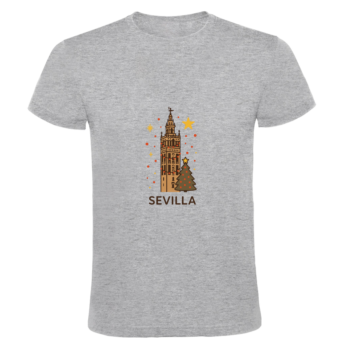 👕 Camisetas "Giralda en Navidad" Unisex – Colección Sevilla