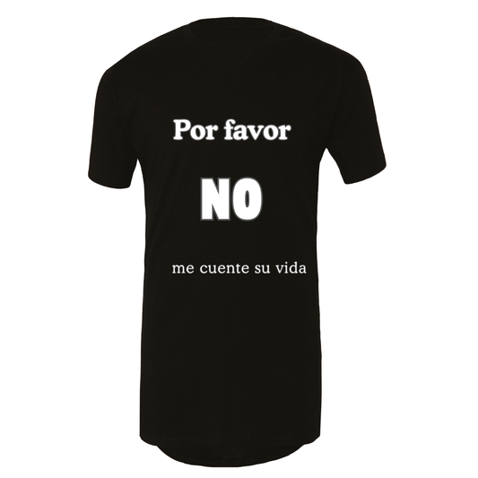 Camisetas Oversize Unisex “No me cuente”
